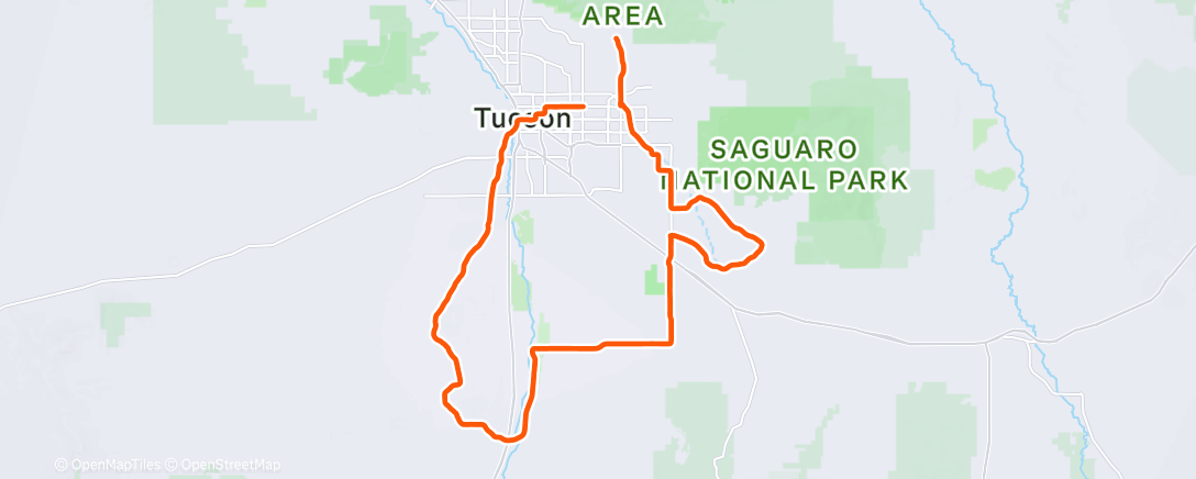 Map of the activity, Td Tucson (amended)