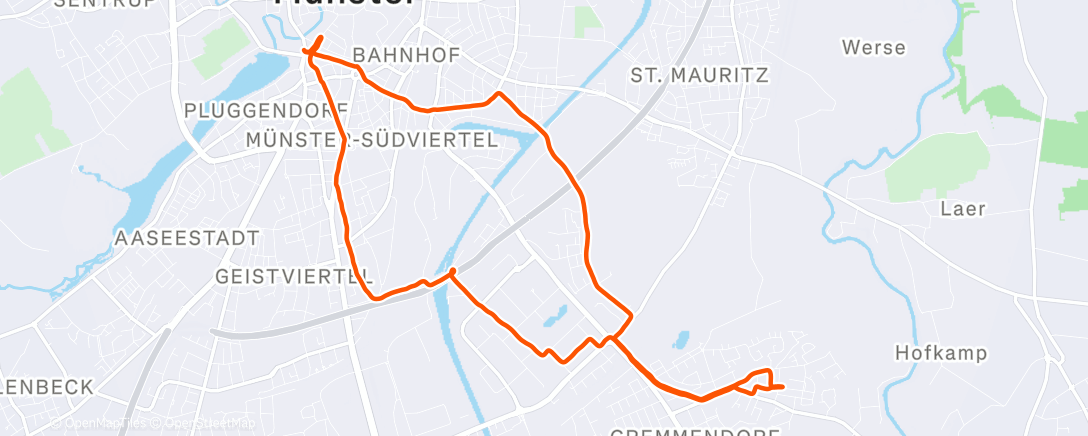 Map of the activity, Pendeln