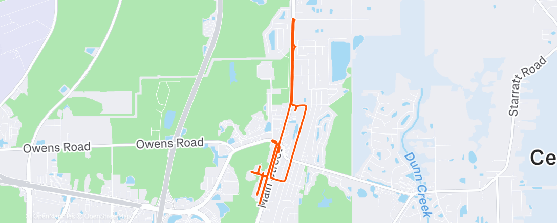 Map of the activity, Every Street - North Main