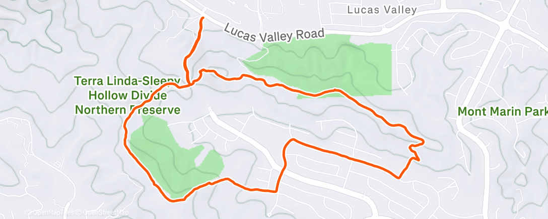 Map of the activity, Coyote