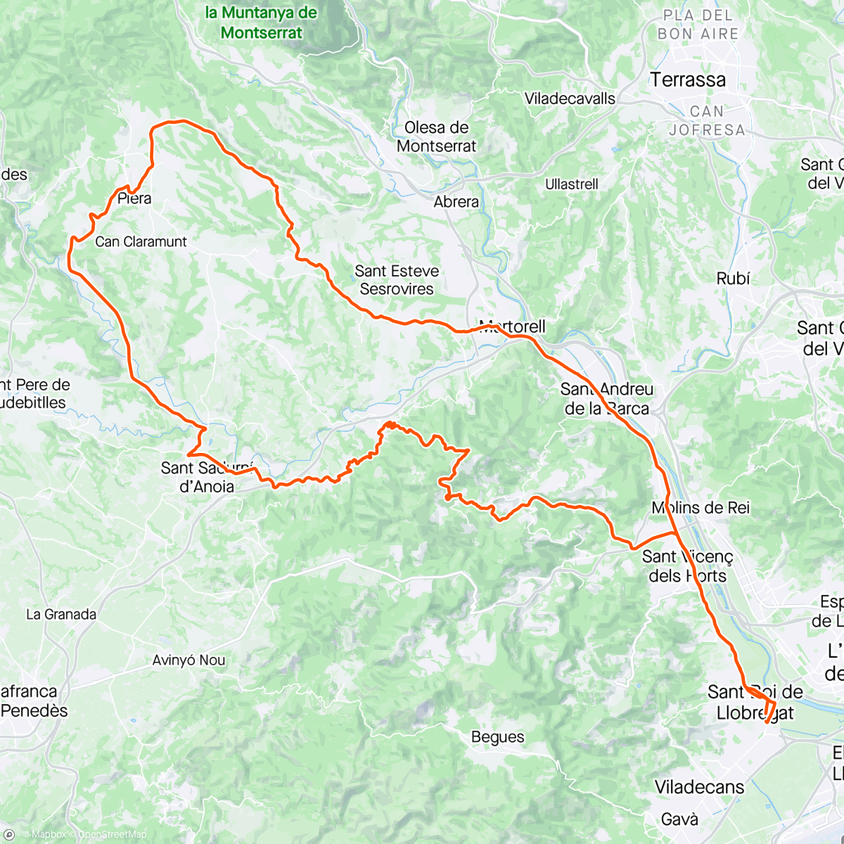 Karte der Aktivität „Excursión de mañana”