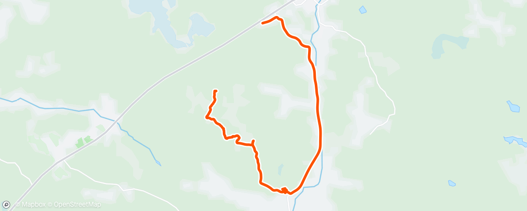 Map of the activity, Morning Workout