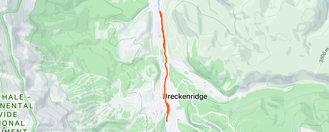 Map of the activity, Afternoon Ride