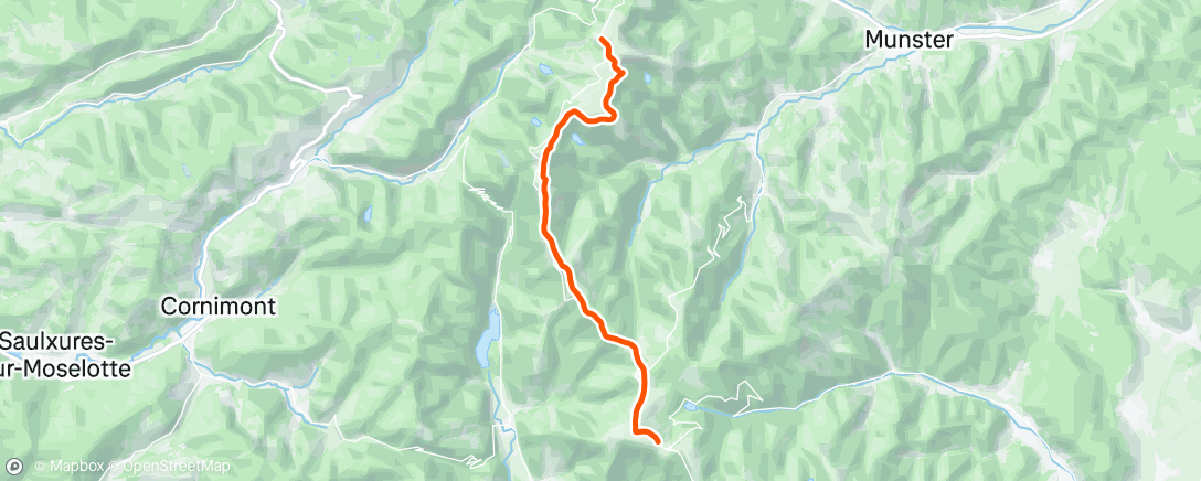 Map of the activity, Randonnée le matin