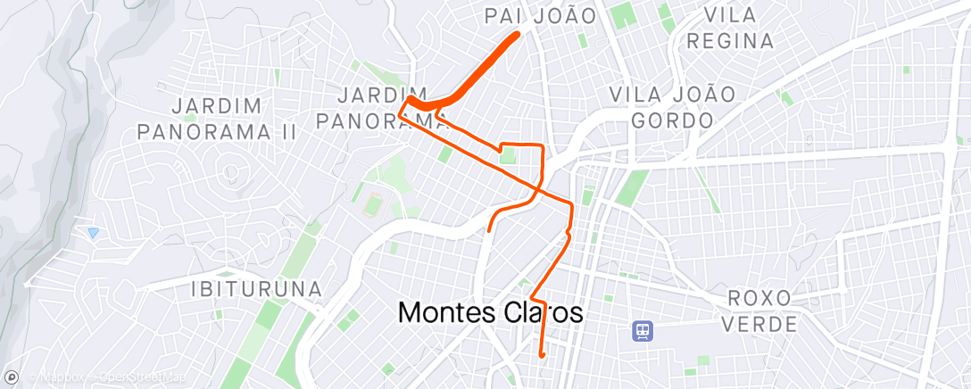 活动地图，Pai João 42 voltas - GPS desligou.😁😁😁🤑🥲😙😚
