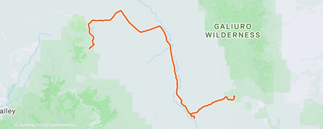 Map of the activity, Afternoon Ride