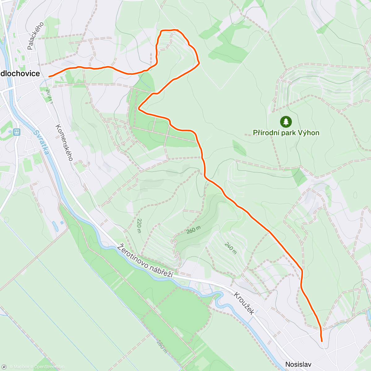 Map of the activity, Randíčko s mužem ❤️