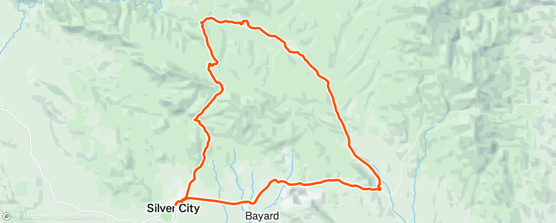 Map of the activity, Gila stage 5