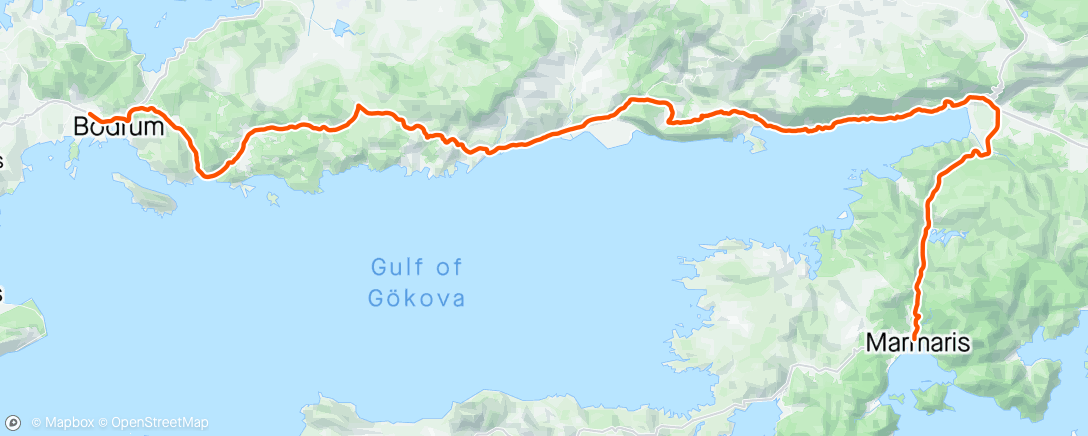 Map of the activity, Ronde van Turkye  rit 4