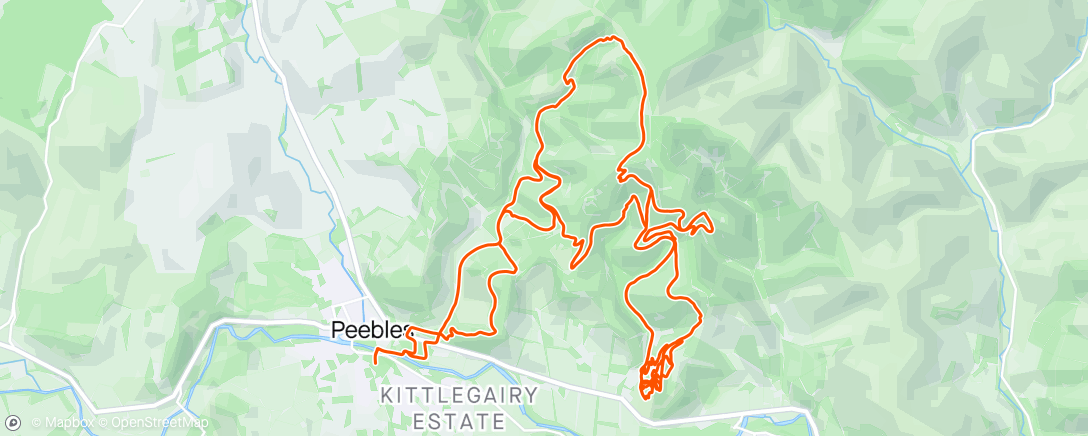 Map of the activity, Mtb duo return