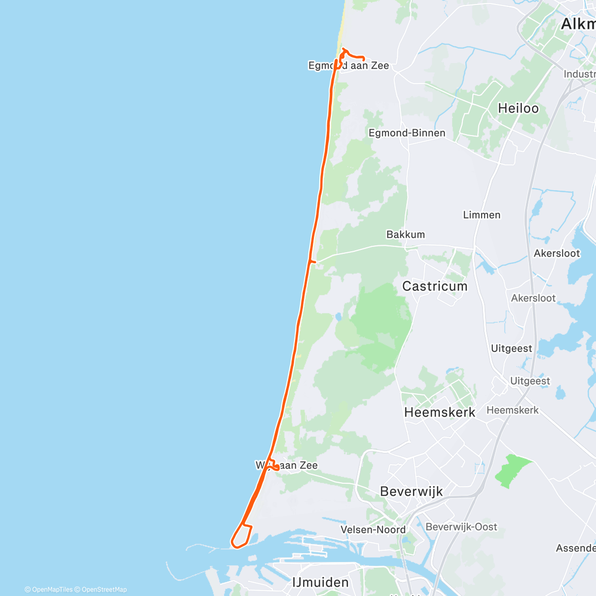 Mappa dell'attività Fahrt am Morgen