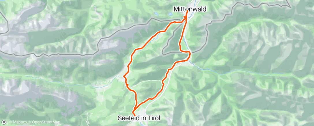Map of the activity, Austria MTB Day 2 with wifey