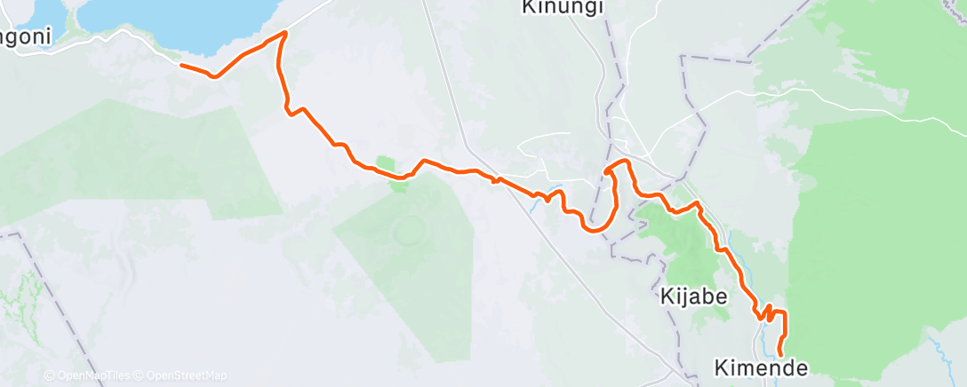 Map of the activity, Morning Ride