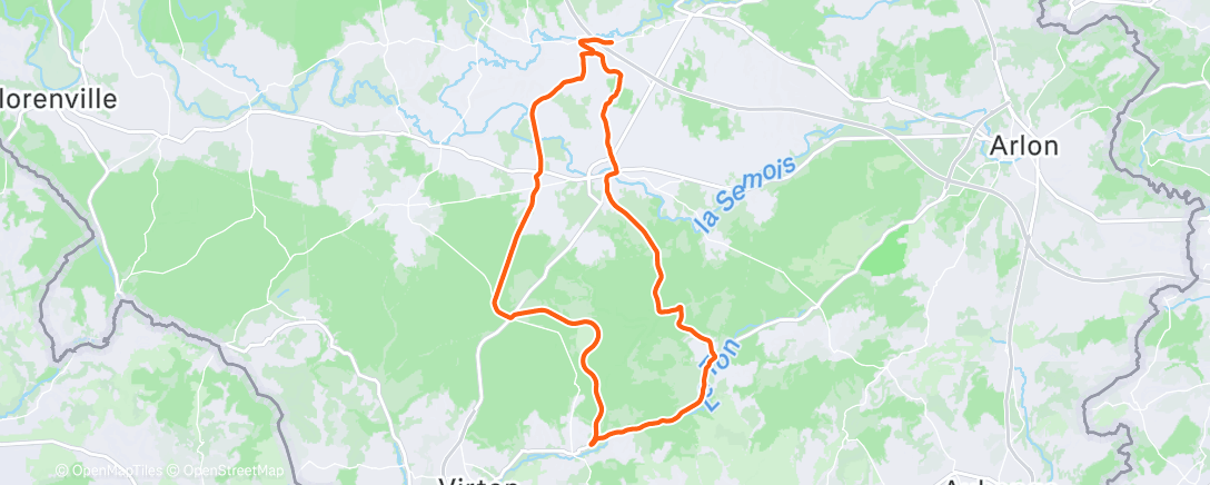 Map of the activity, ☕