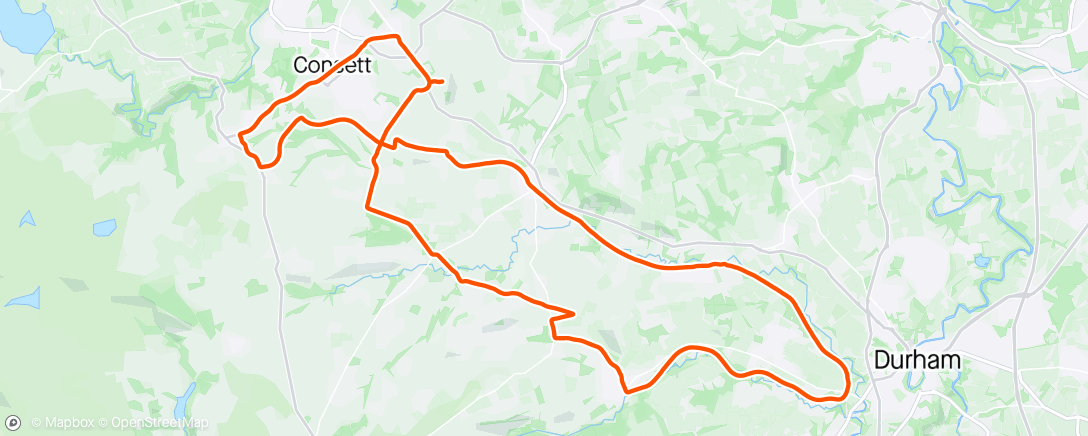 Map of the activity, Gravel/Road mix