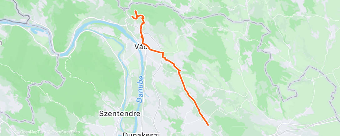 Map of the activity, Morning Ride