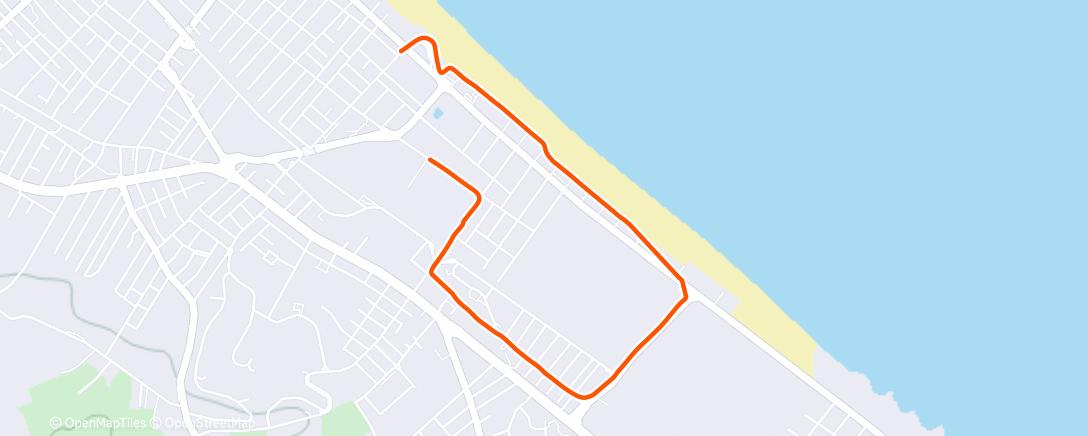 Map of the activity, Camminata mattutina
