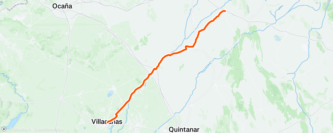 Map of the activity, Día 3 camino de Uclès