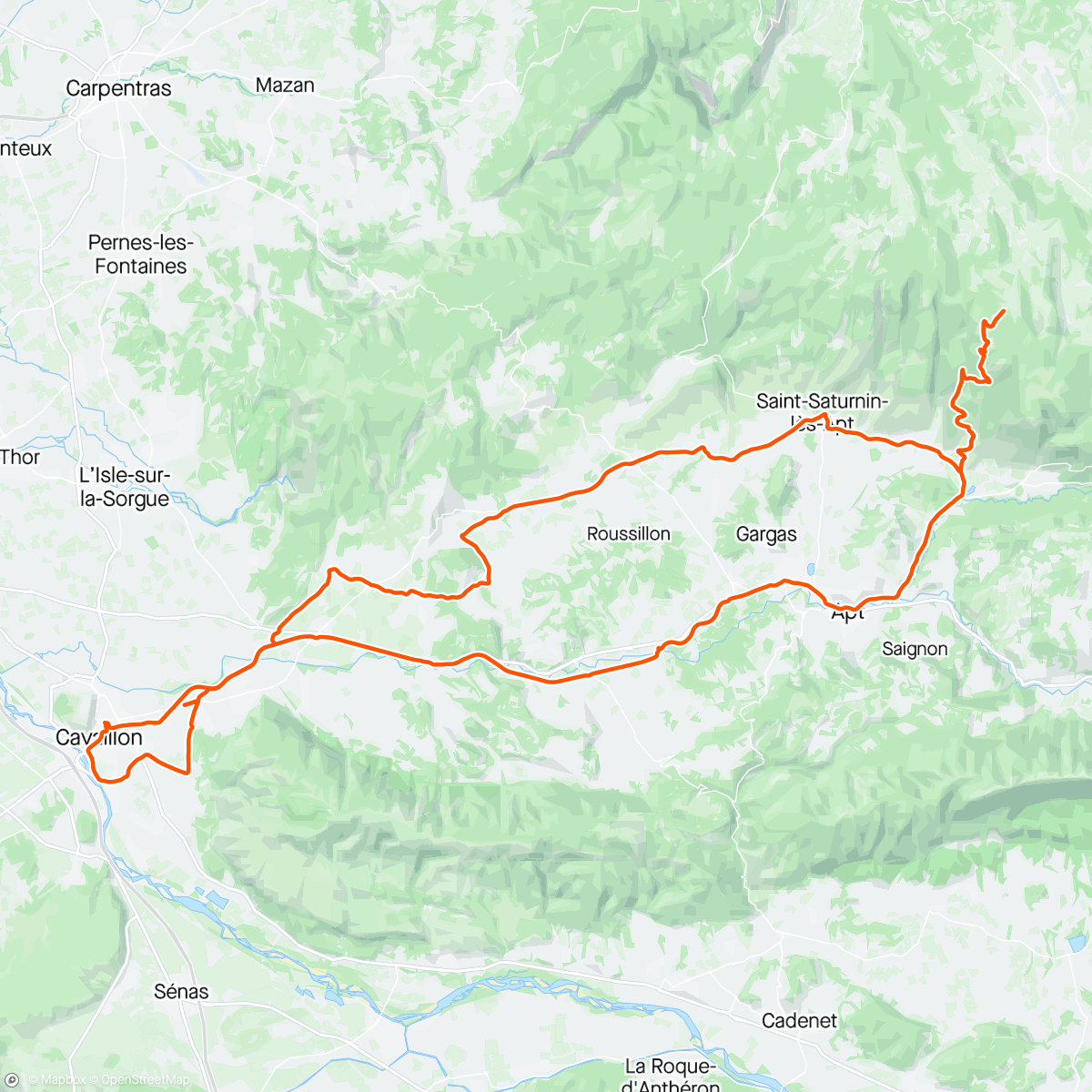 Map of the activity, Sortie col de Lagarde pour accompagner Christophe