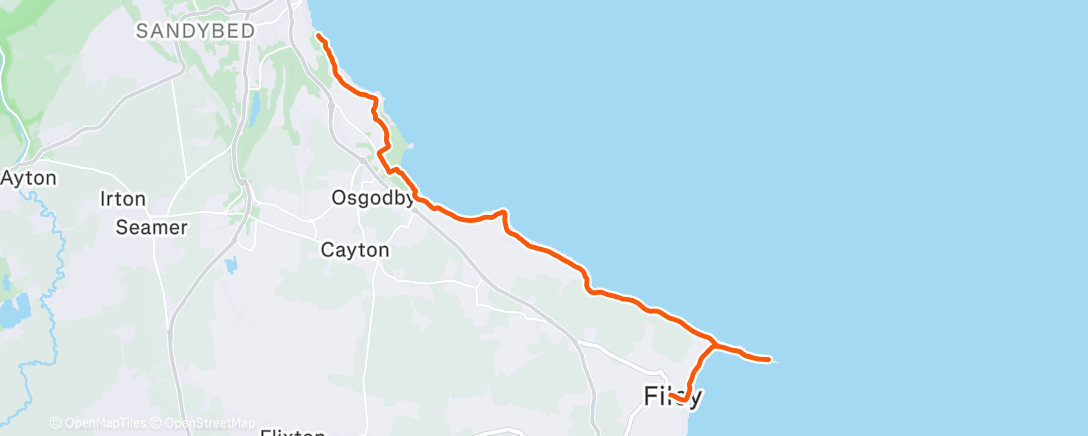 Mapa de la actividad (Morning Trail Run)