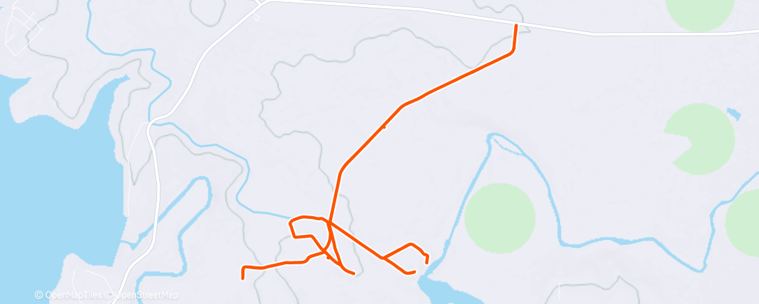 Map of the activity, Morning Mountain Bike Ride