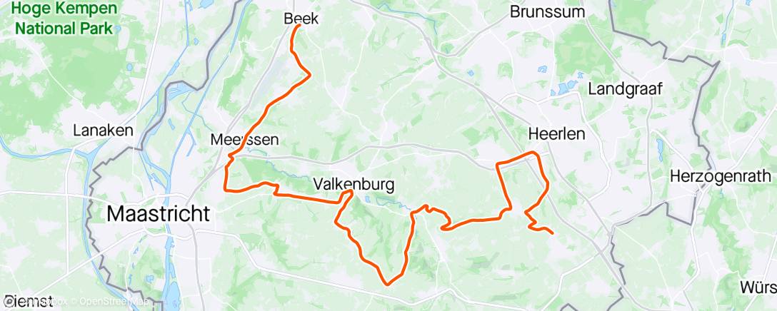 Map of the activity, Amstel Gold Race - 124 - 172