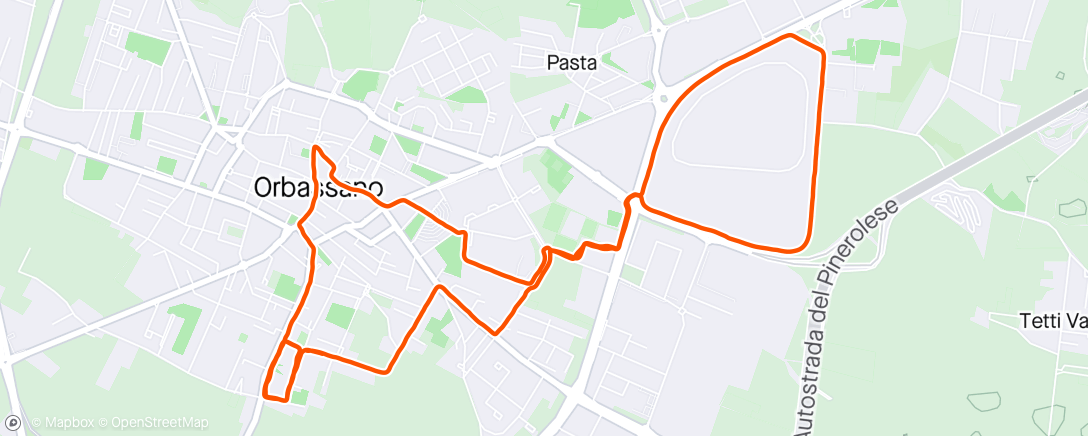 Карта физической активности (Morning Run)