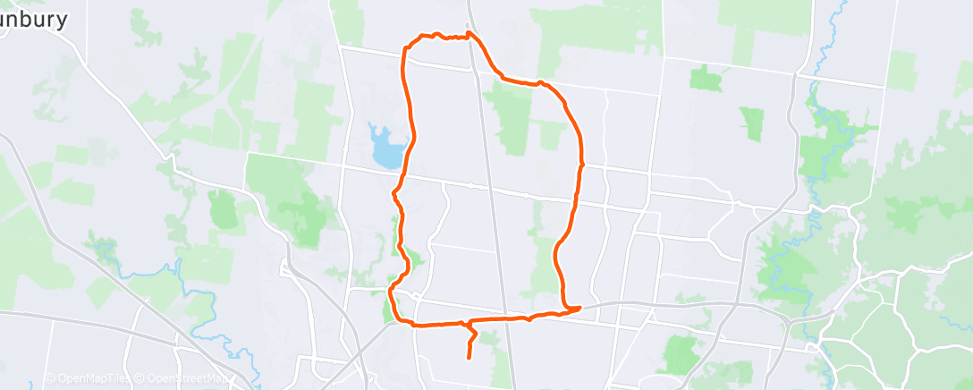 Mapa de la actividad (Afternoon Ride)