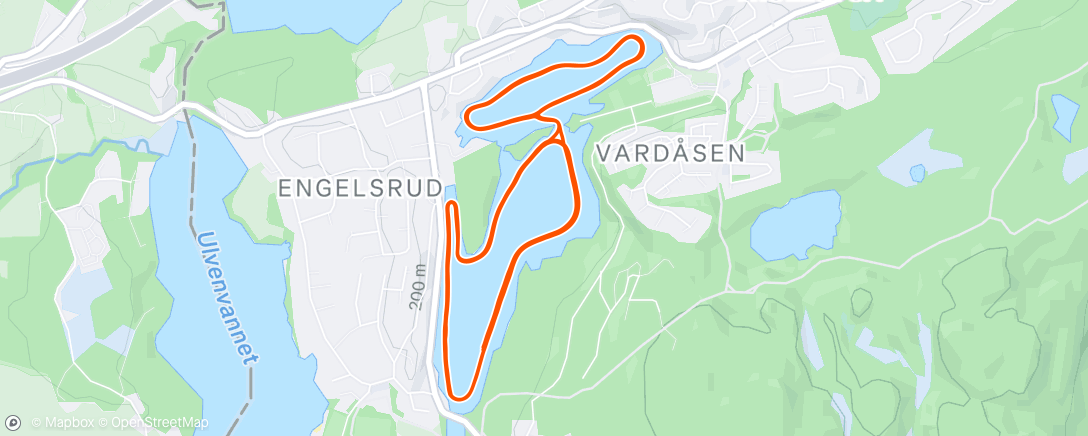 Map of the activity, Schaatsen Dikemark