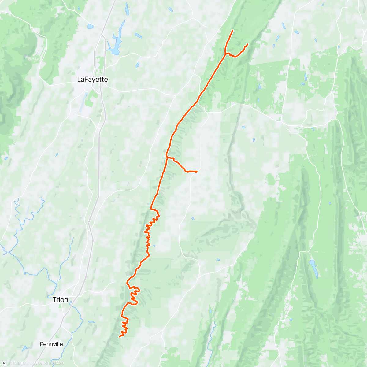 Map of the activity, More