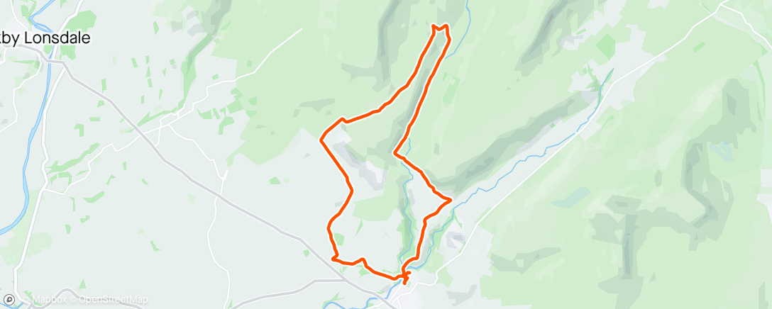 Map of the activity, Full face on the Bull Pot descent