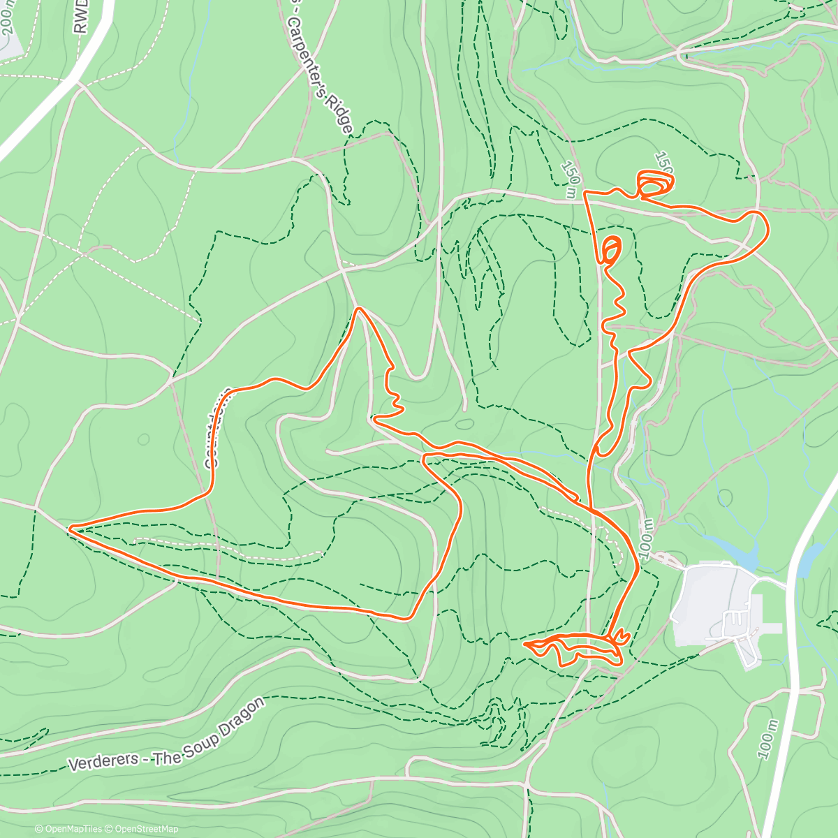 Map of the activity, Morning E-Mountain Bike Ride