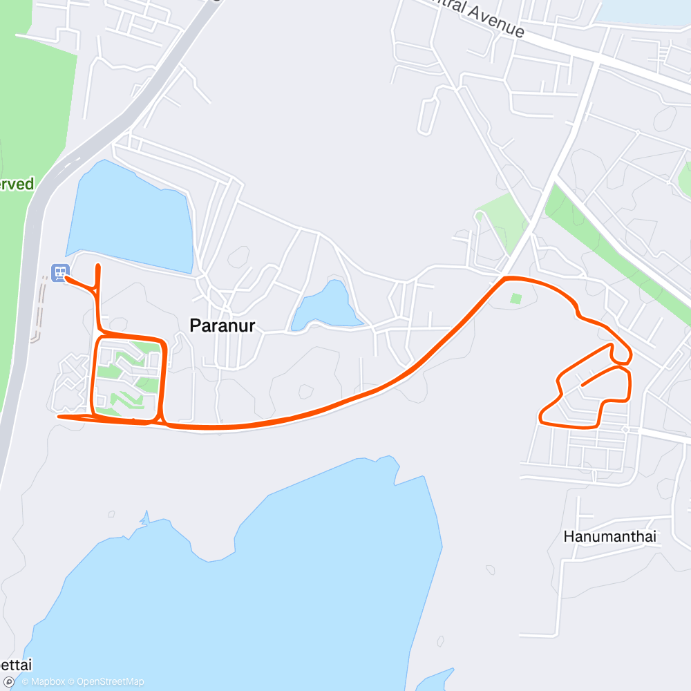 Map of the activity