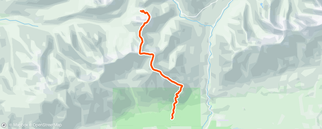 Map of the activity, Government Peak Traverse