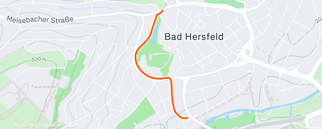 Map of the activity, Fahrt am Nachmittag