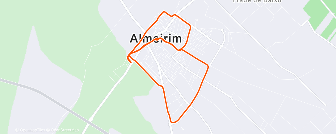 Карта физической активности (Morning Run)