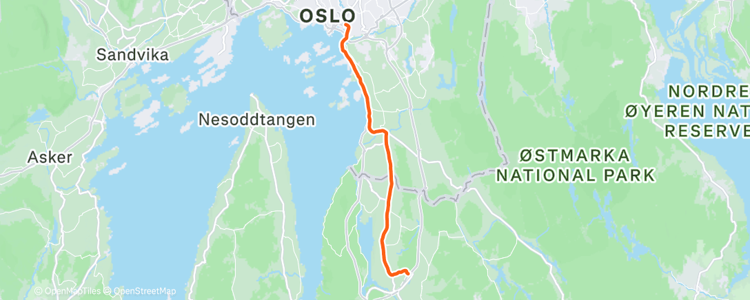 Map of the activity, Morning Gravel Ride