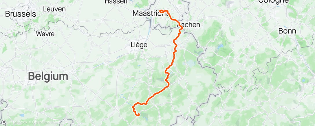Mappa dell'attività Stage 8 Back home✌️ The Ride 2024✅️
