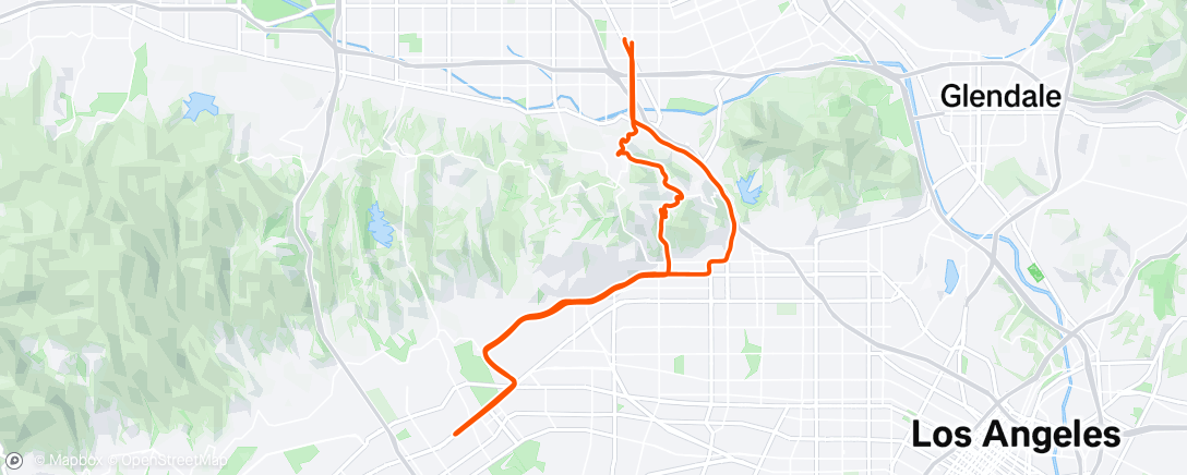Map of the activity, Morning Ride