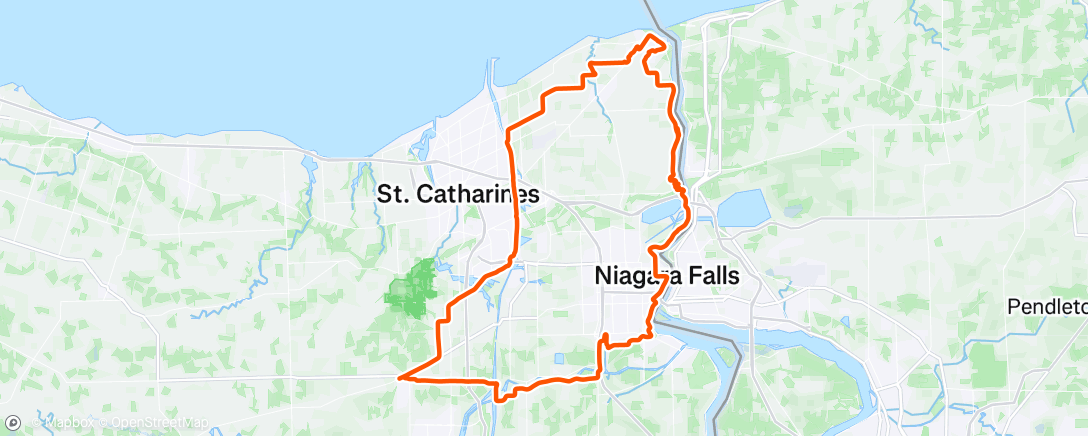 Map of the activity, Meandering about.