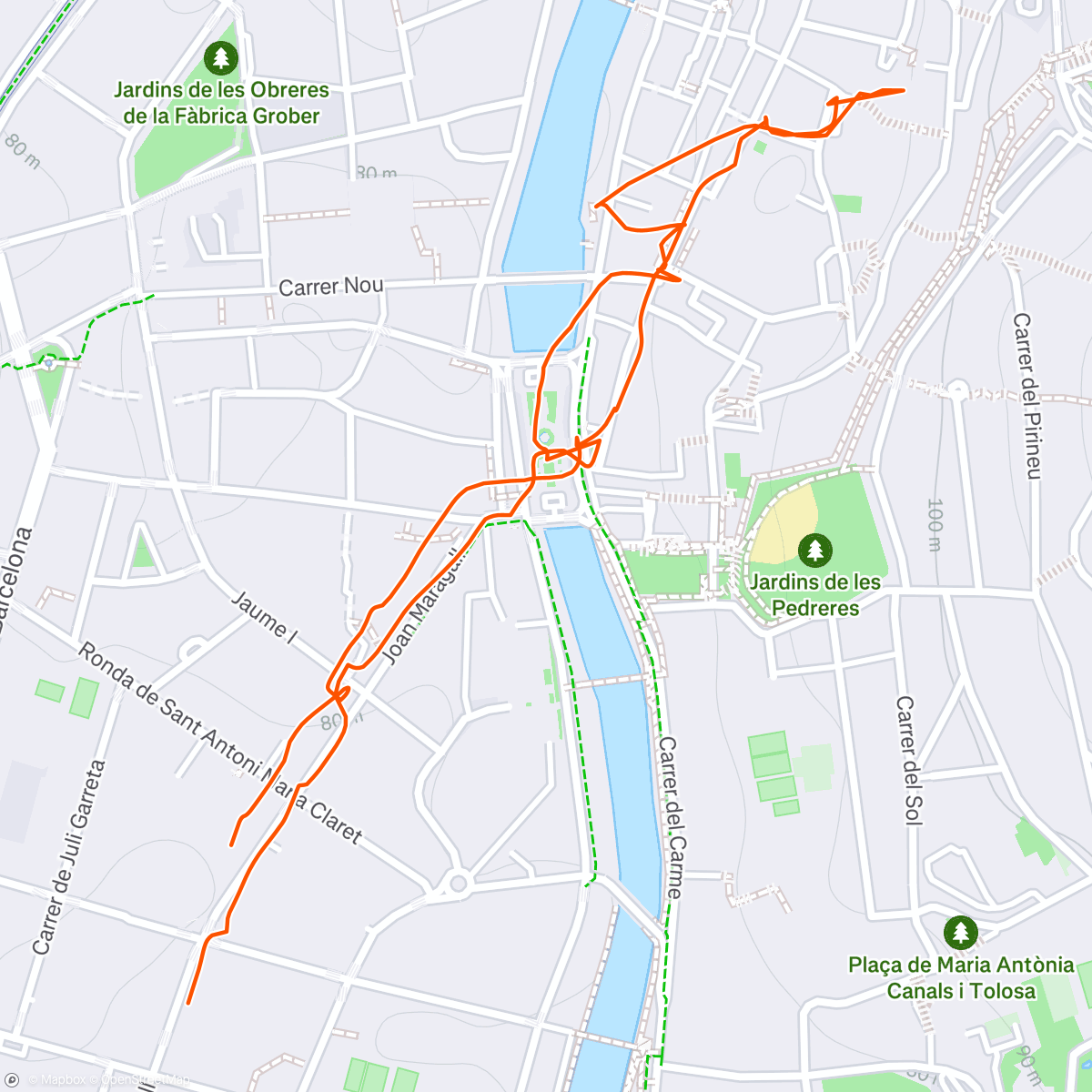 Map of the activity, Coffee walk☕️