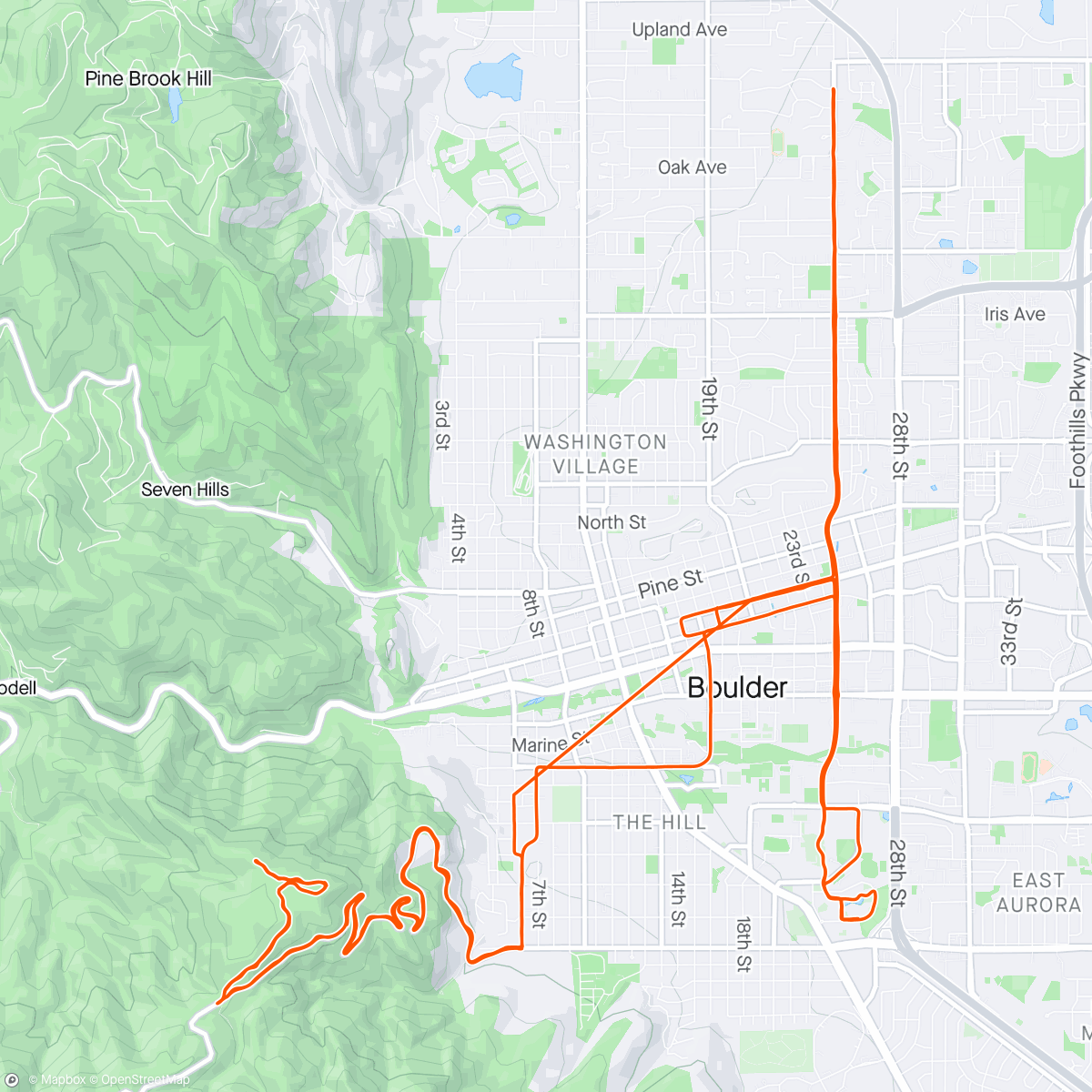 Map of the activity, APEX FTP - Taper 40/20s & 3 Min FTP