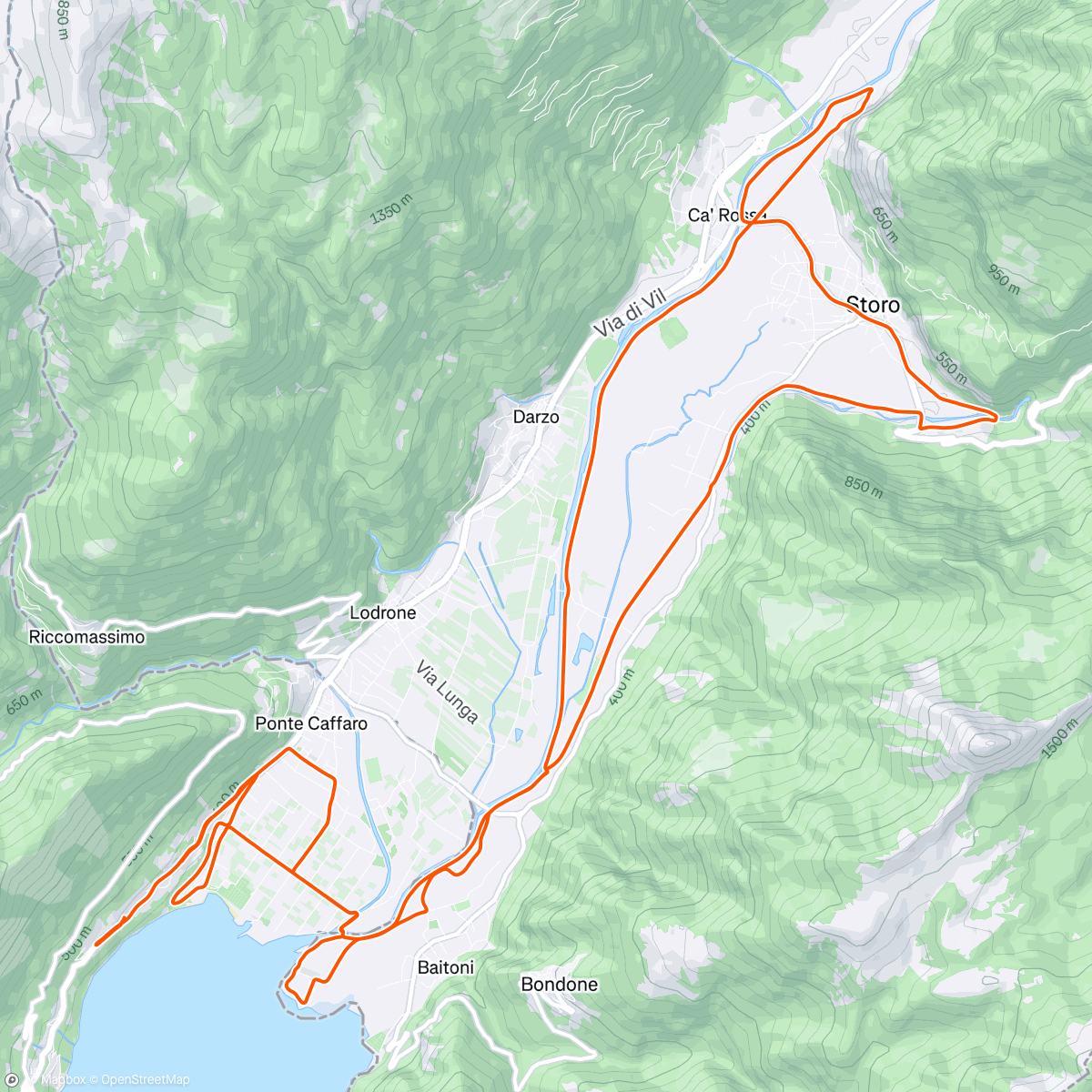 Map of the activity, Follia riprendere in mano la bici😂