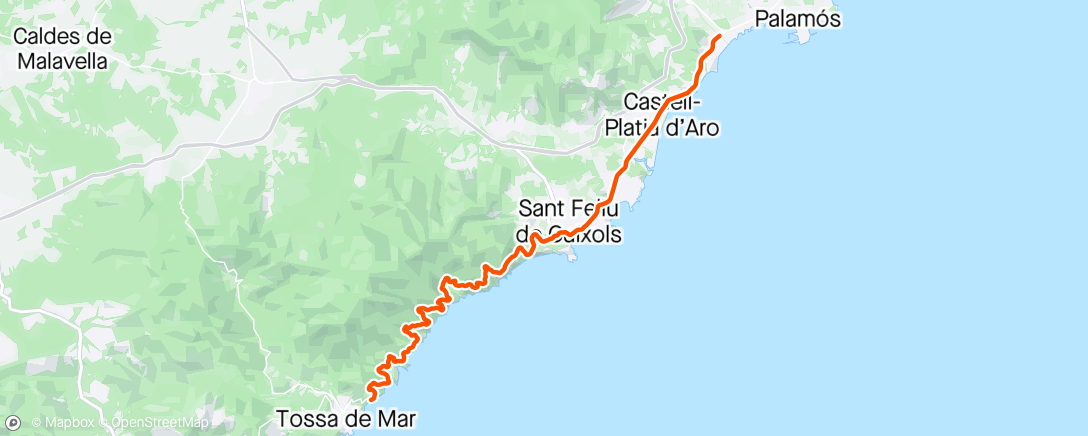 Map of the activity, Sortie vélo le matin. Aller