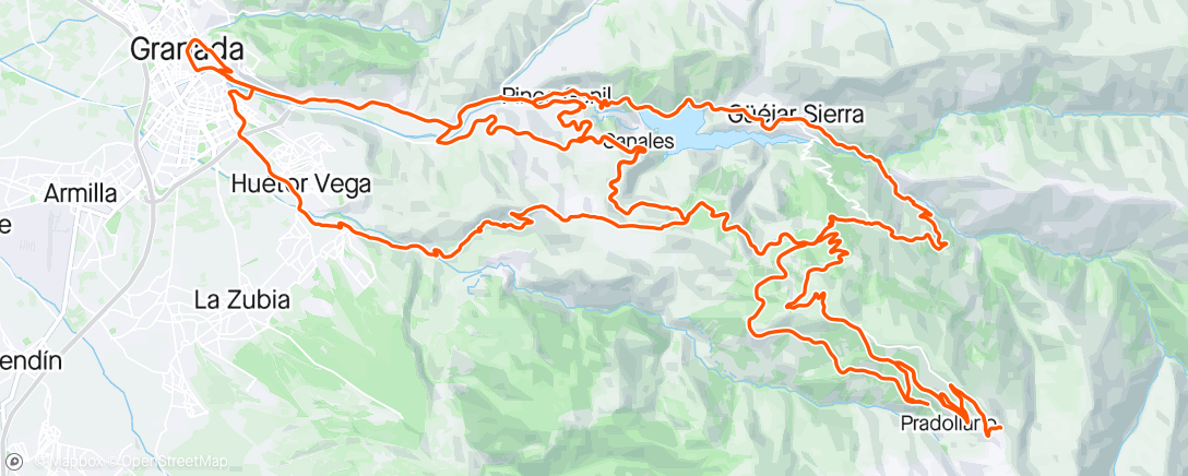 Map of the activity, Sierra Dia 6