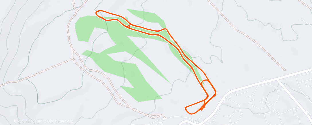 Map of the activity, Северный лыжный заезд (после обеда)