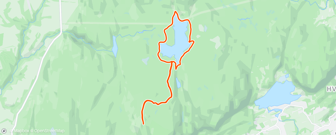 Map of the activity, Vestmarka med Øystein