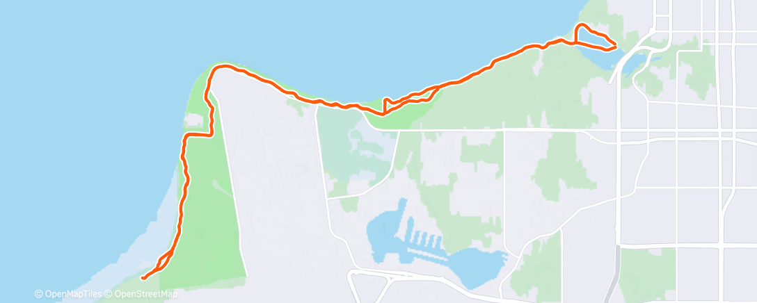 Map of the activity, Afternoon Ride