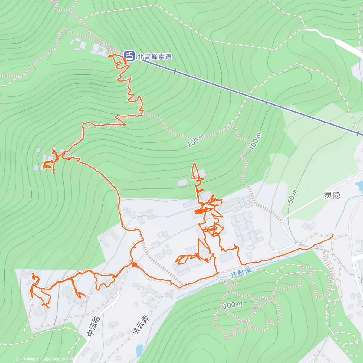 Map of the activity, 飞来峰