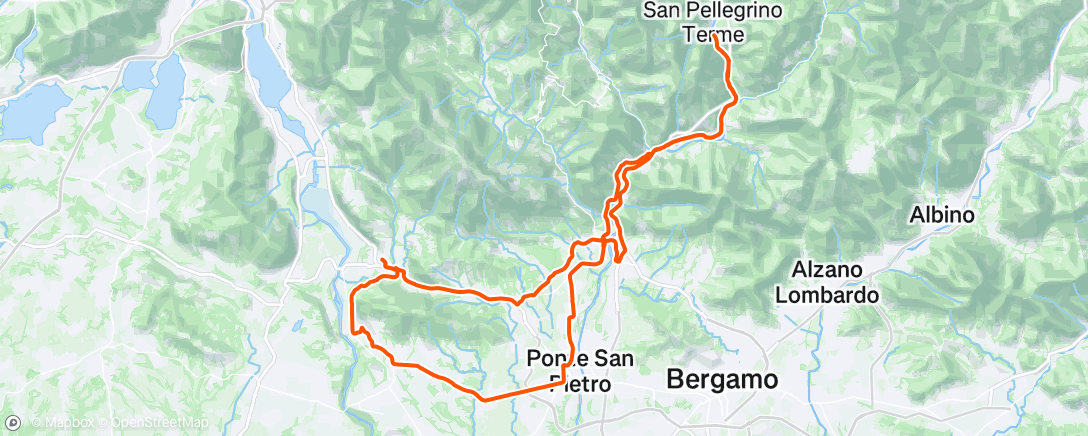 Map of the activity, Morning Ride